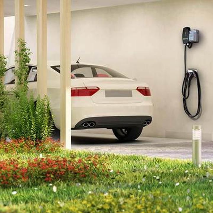 Installation de borne de recharge pour voiture électrique par Nick Electrique